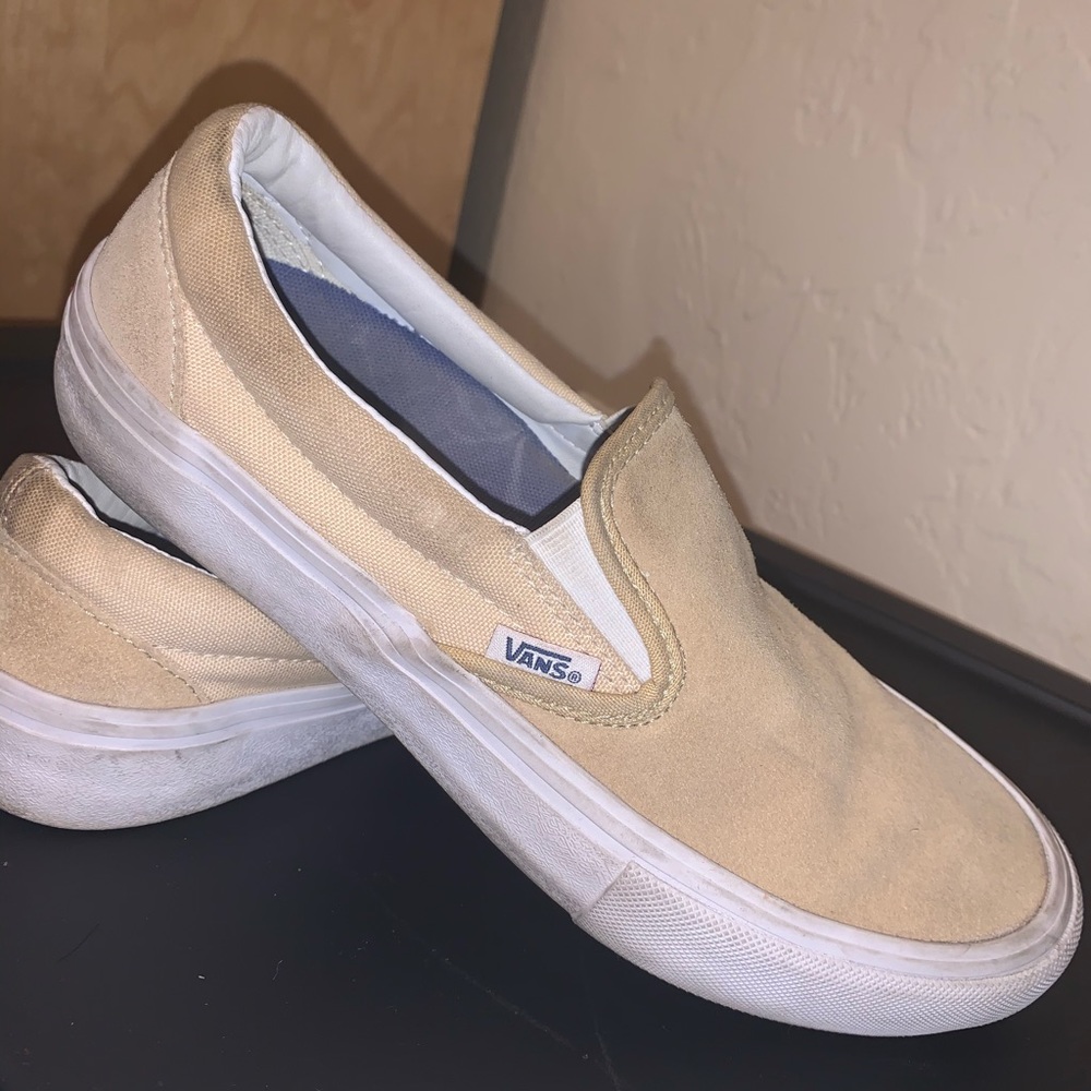 Vans slip on pro two tone sand